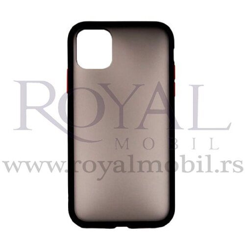  silikonska futrola mopal No3 za huawei p smart 2021 crna sa crvenim Slike