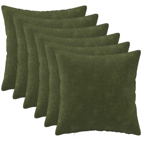  Presvlaka za jastuk 6 pcs HEERLEN Zelena 45 x 45 cm Slike