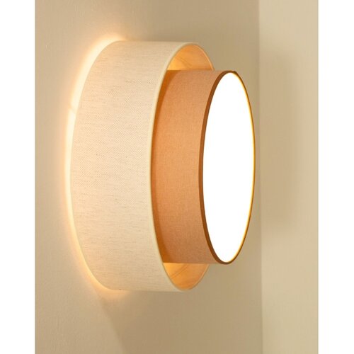  plafonska lampa natia 1xE27/60W/230V prečnik 45 cm bela/smeđa Slike