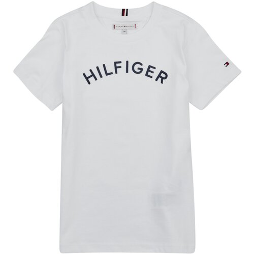 Tommy Hilfiger Majice s kratkimi rokavi U HILFIGER ARCHED TEE Bela Slike