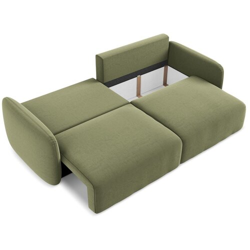 Makamii Zelena bar&amp;scaron;unasti sklopiva/s prostorom za odlaganje sofa 238 cm Kalena &amp;ndash; Slike