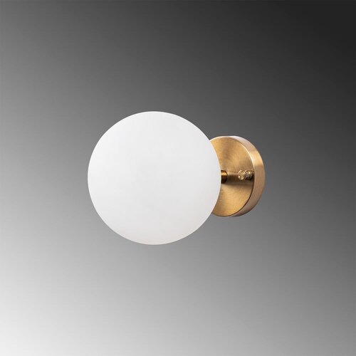 Opviq lights Bijela/u brončanoj boji zidna lampa &amp;oslash; 15 cm Atmaca &amp;ndash; Slike