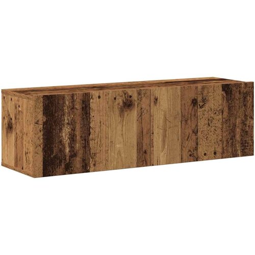  7-dijelni zidni set TV ormarić konstruirano drvo Old wood Slike