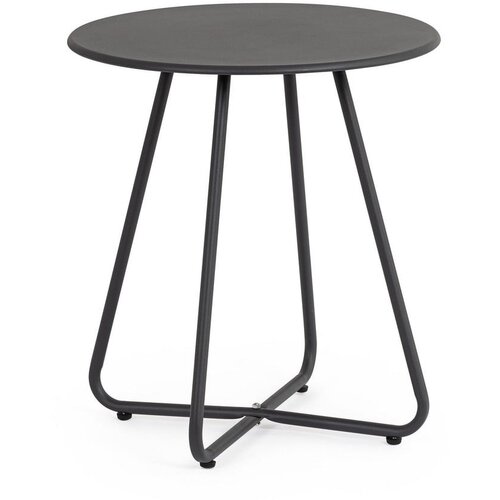 BIZZOTTO Jeklena okrogla vrtna mizica &amp;oslash; 45 cm Jable &amp;ndash; Slike