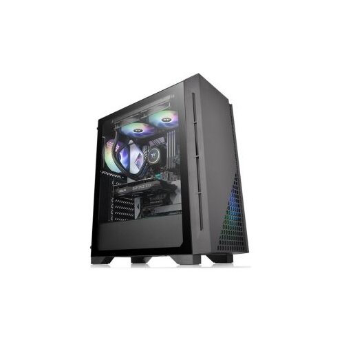 Thermaltake Divider 170 ARGB Micro case, tempered glass, 2x 120mm ARGB PWM fan Slike