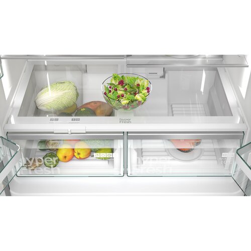 Siemens KF96DAXEA iQ500 Stran ob strani Multi Door, trda voda, Black Steel, Home Connect Slike
