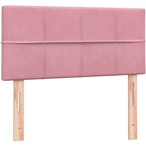 Box spring krevet s madracem ružičasti 80 x 220 cm bar&amp;scaron;unasti Slike