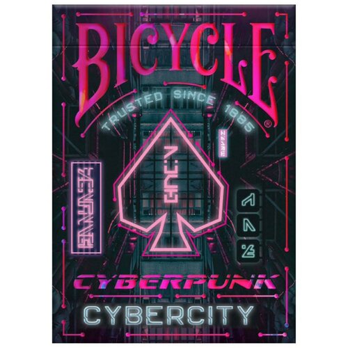 Bicycle karte creatives - cyberpunk cybercity - playing cards Cene