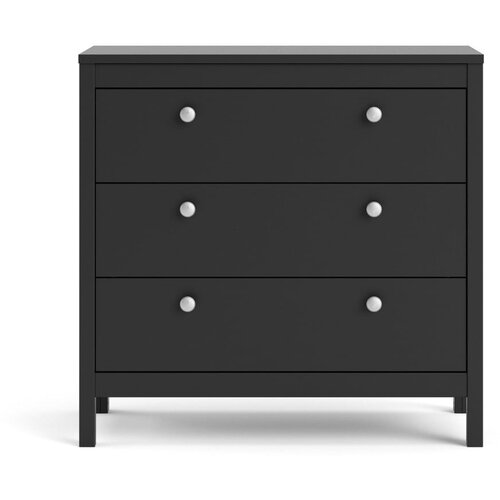 Tvilum crna komoda Madrid, 82 x 79,7 cm Slike