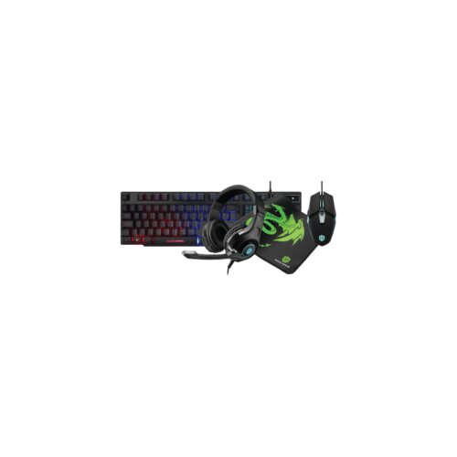  set Slu&amp;scaron;alice + tipkovnica + mi&amp;scaron; + podloga Good Game GG-X36 Slike