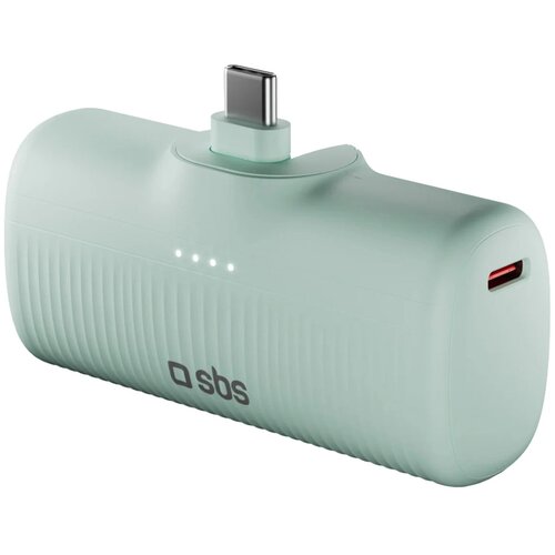 Sbs POWERBANK ECOPOWER ZA IPHONE IN IPAD SAMSUNG TELEFON 5000 MAH 10 W USB-C, (5000497140) Slike