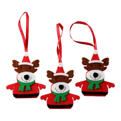 Olimp Sport Crafty NY, novogodišnji ukras, irvas, 55 x 63mm, 3K Cene