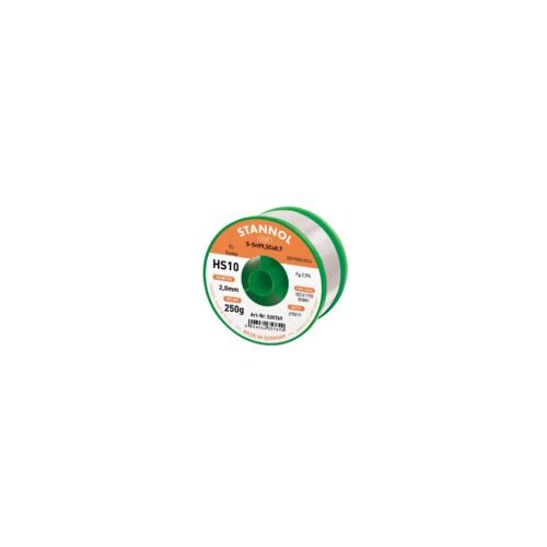 Stannol žica za lemljenje HS10 250gr 2mm Sn99Cu1 535769 Slike