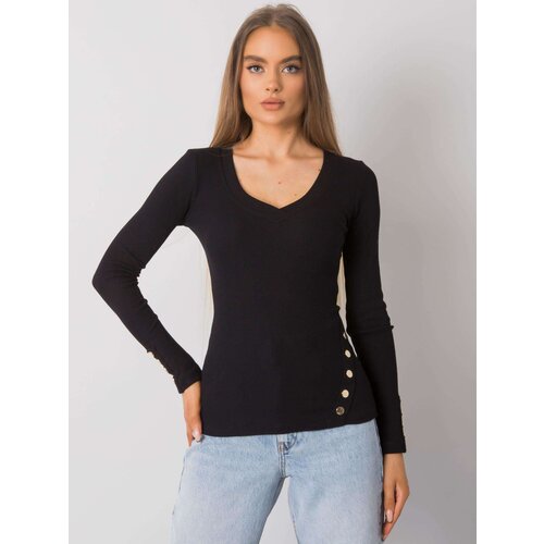 RUE PARIS Blouse-RV-BZ-7245.07-black Slike