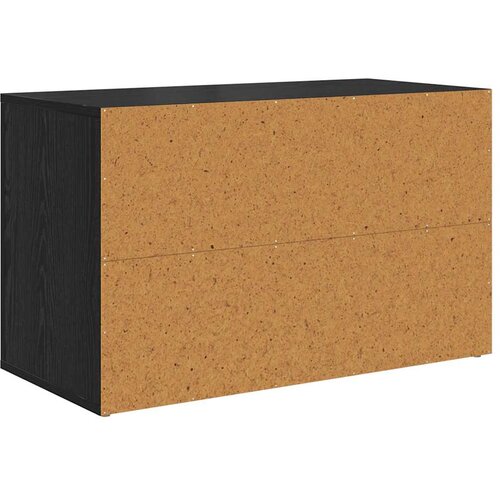  Polica za cipele Crni hrast 75 x 35 x 45 cm Konstruirano drvo Slike