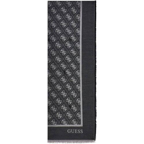Guess &amp;Scaron;ali &amp;amp; Rute Jacquard Scarf 70X180 Črna Slike