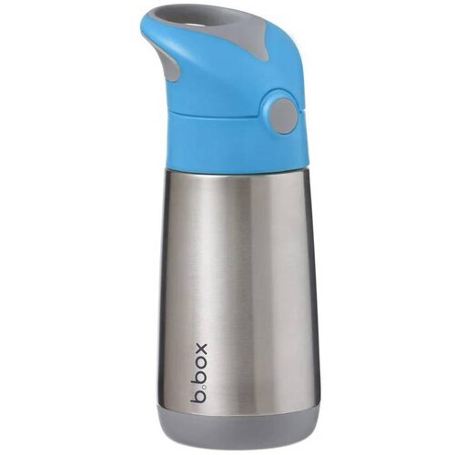 b.box termovka za pitje s slamico 350 ml – modra/siva Cene