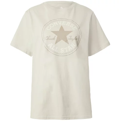 Converse Majica 'Chuck Taylor All Star' pesek / svetlo rjava / bela