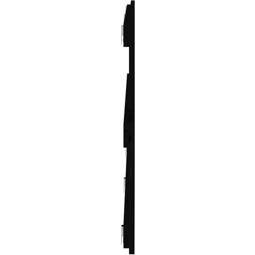  Zidno uzglavlje crni 204x3x60 cm od masivne borovine Slike