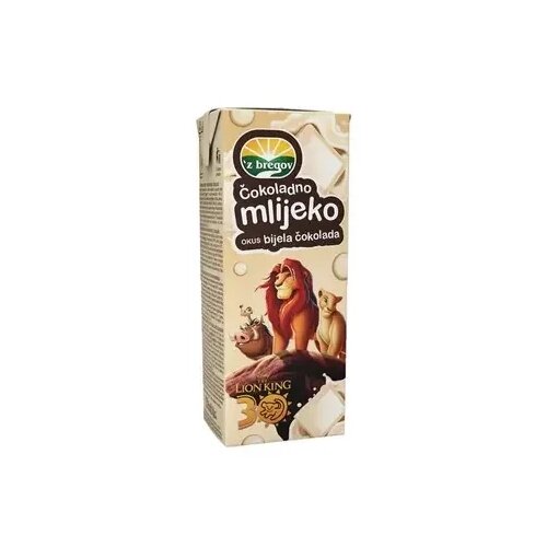 Z Bregov Čokoladno mleko Lion king bela čokolada 200ml Cene