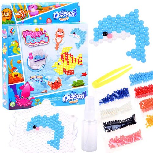 DIY set slikanje s perlama plavi Cene