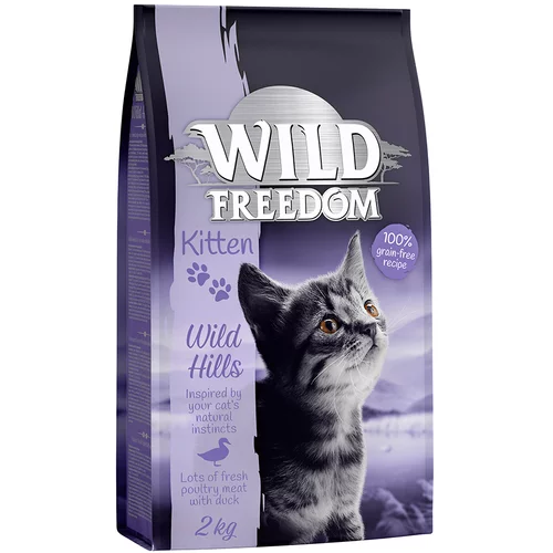 Wild Freedom Kitten "Wild Hills" – z raco - Varčno pakiranje: 3 x 2 kg