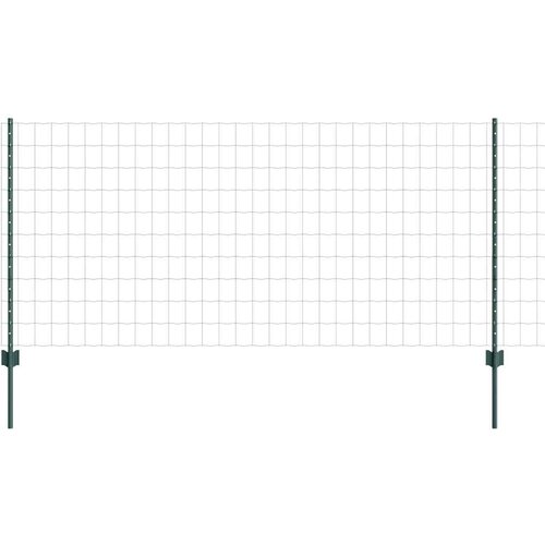 Euro ograda s postom 25 x 1 m Čelik premazan PVC-om Zelena Slike