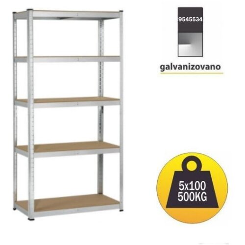 SmartStorage Polica metal medijapan 180x100x45cm 5x100kg Cene