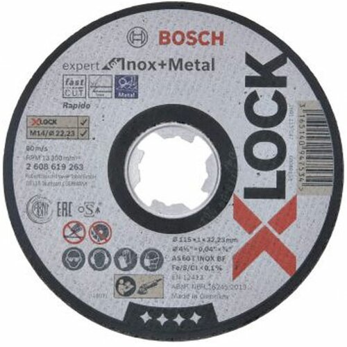 Bosch x-lock efmetalinox rez ploča 2608619263 Slike