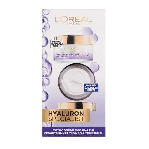 L´Oréal Paris Hyaluron Specialist Set dnevna krema za lice Hyaluron Specialist SPF20 50 ml + noćna krema za lice Hyaluron Specialist 50 ml za ženske