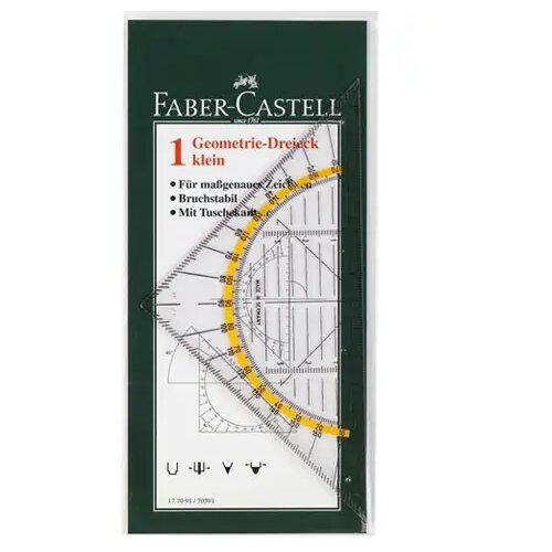 Faber-Castell Faber-Castell: Trokutasto ravnalo s kutomjerom Cijene