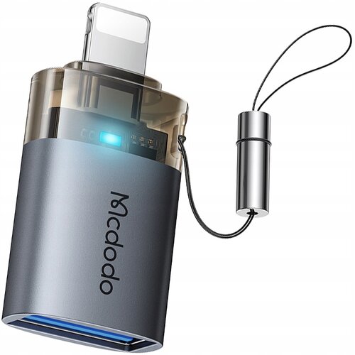 McDodo ADAPTER USB-A 3.0 ZA LIGHTNING IPHONE IPAD 3A OTG LED, (5000261394) Cene