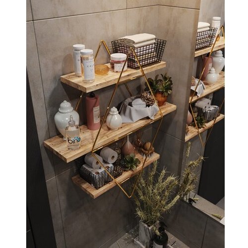 Aberto Design Wallxpert 498HFT1110 Zidna polica, 70x16x60 cm, Bež Cene