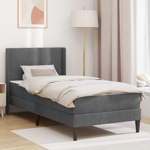  Okvir kreveta s madracem Tamno siva 90 x 190 cm Bar&amp;scaron;un Slike