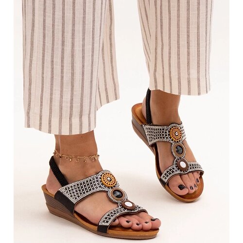 D/CEO Black sandals on a block heel Millo Cene