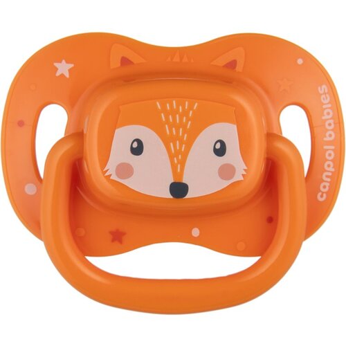Canpol babies silikonska varalica 0-6m cute animals orange 34/924_ora ( 34/924_ora ) Cene