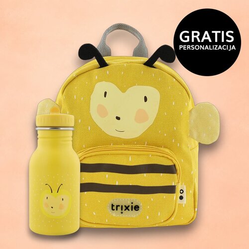 Trixie otro&amp;scaron;ki nahrbtnik small + steklenička 350 ml mrs. bee Slike