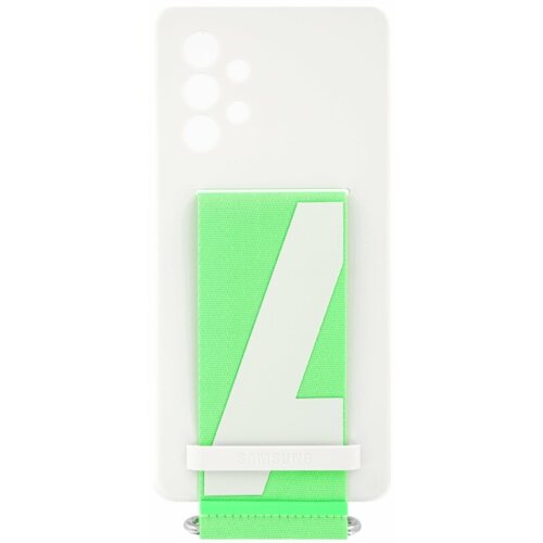 Samsung original ovitek Silicon Cover with Strap EF-GA536TWE za SAMSUNG Galaxy A53 - bel Cene