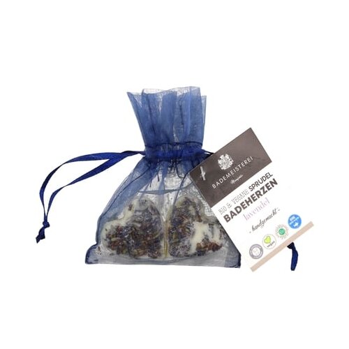 Bademeisterei Organska pjenu&amp;scaron;ava srca za kupanje - Lavanda Slike