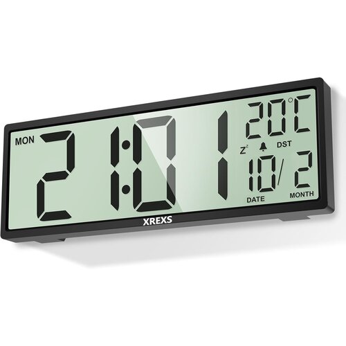 XREXS digitalna stenska ura 37&times;13,5cm Cene