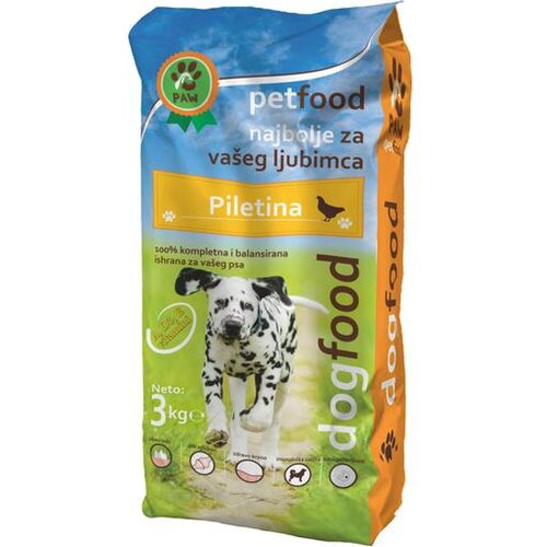 Paw PETFOOD HRANA ZA PSE PILETINA 3KG PETFOOD Cijene