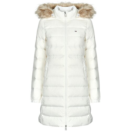 Tommy Jeans Puhovke TJW ESSENTIAL HOODED DOWN COAT Bela Slike