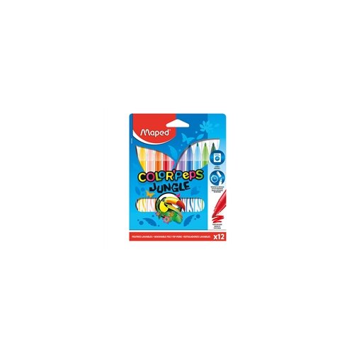 Maped Flomasteri Color&amp;amp;apos;peps Jungle, 12 komada Slike