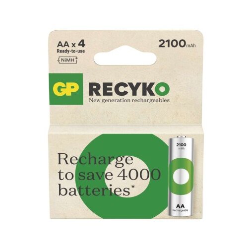  Polnilna baterija GP ReCyko 2100 mAh HR6 (AA) 4kos 4/1 Cene