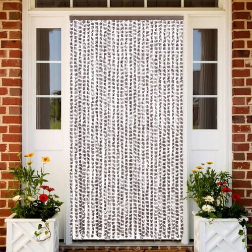 vidaXL Zavesa proti mrčesu taupe in bela 118x220 cm šenilja Cene