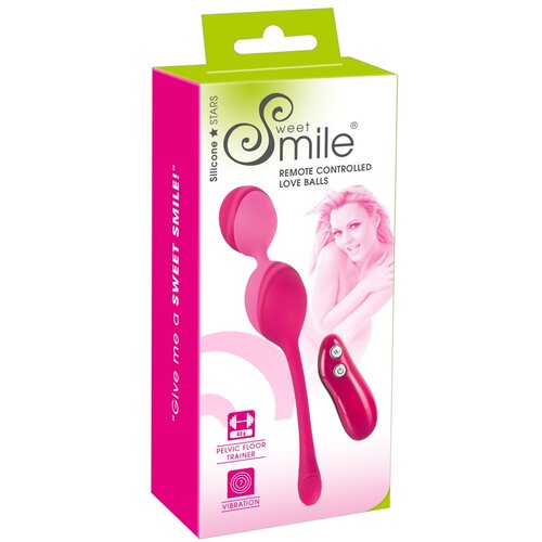 Sweet Smile Love Balls Remote Controlled Pink Cene