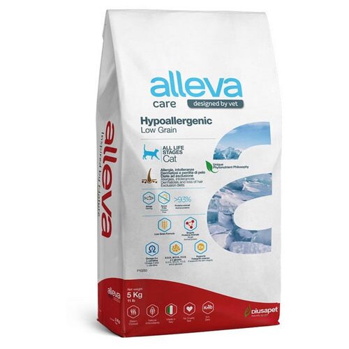 Alleva hrana za mačke Hipoalergena 5kg Low Grain Adult Care ALP10293 Slike