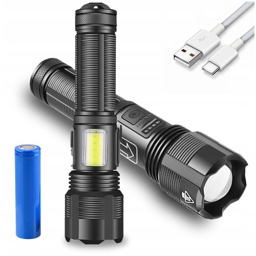 Rosfix Taktična LED svetilka 6 načinov Black Sniper, (21653723) Cene