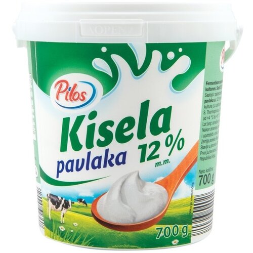 Pilos Kisela pavlaka 12%mm 700g Cene
