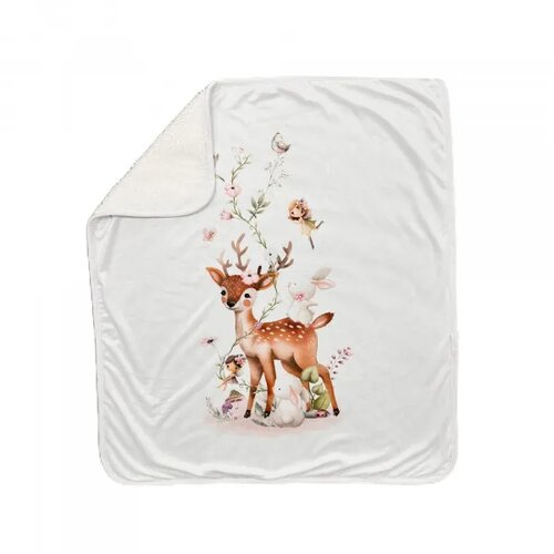 Baby Textil prekrivač sa krznom Bambi, 80x90cm Cijene